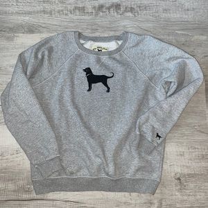 Black Dog crew neck sweatshirt